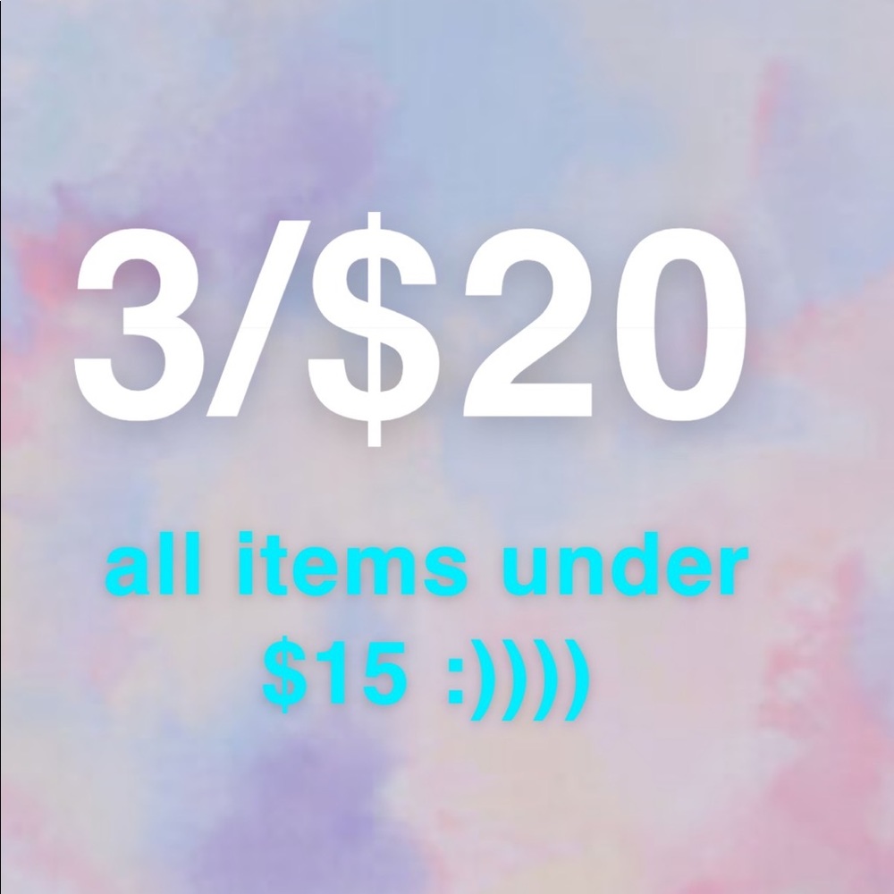 3/$20 deal!!:))